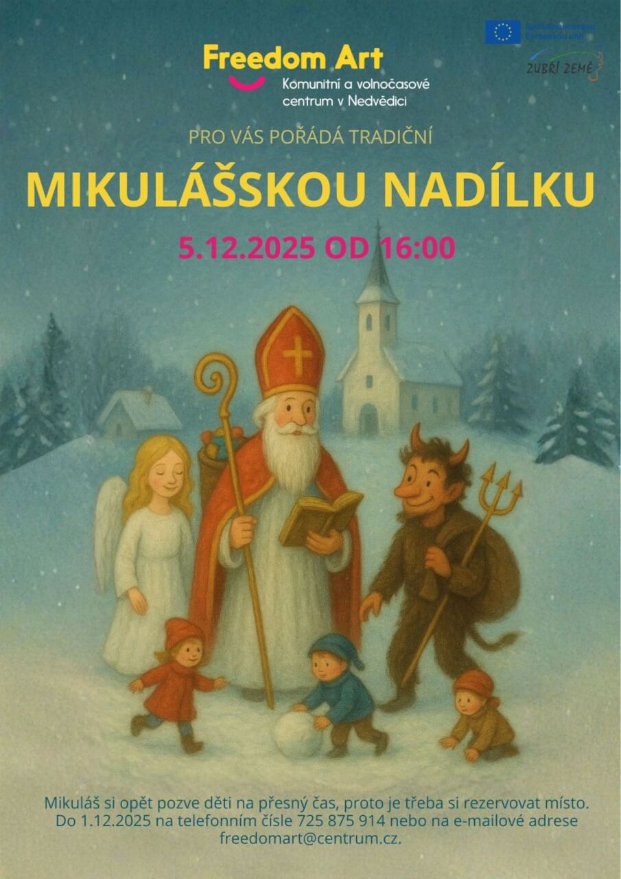 Mikulášská nadílka ve Freedom Art